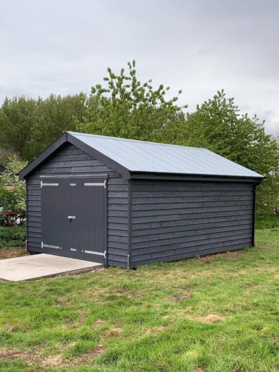 Bespoke tractor shed